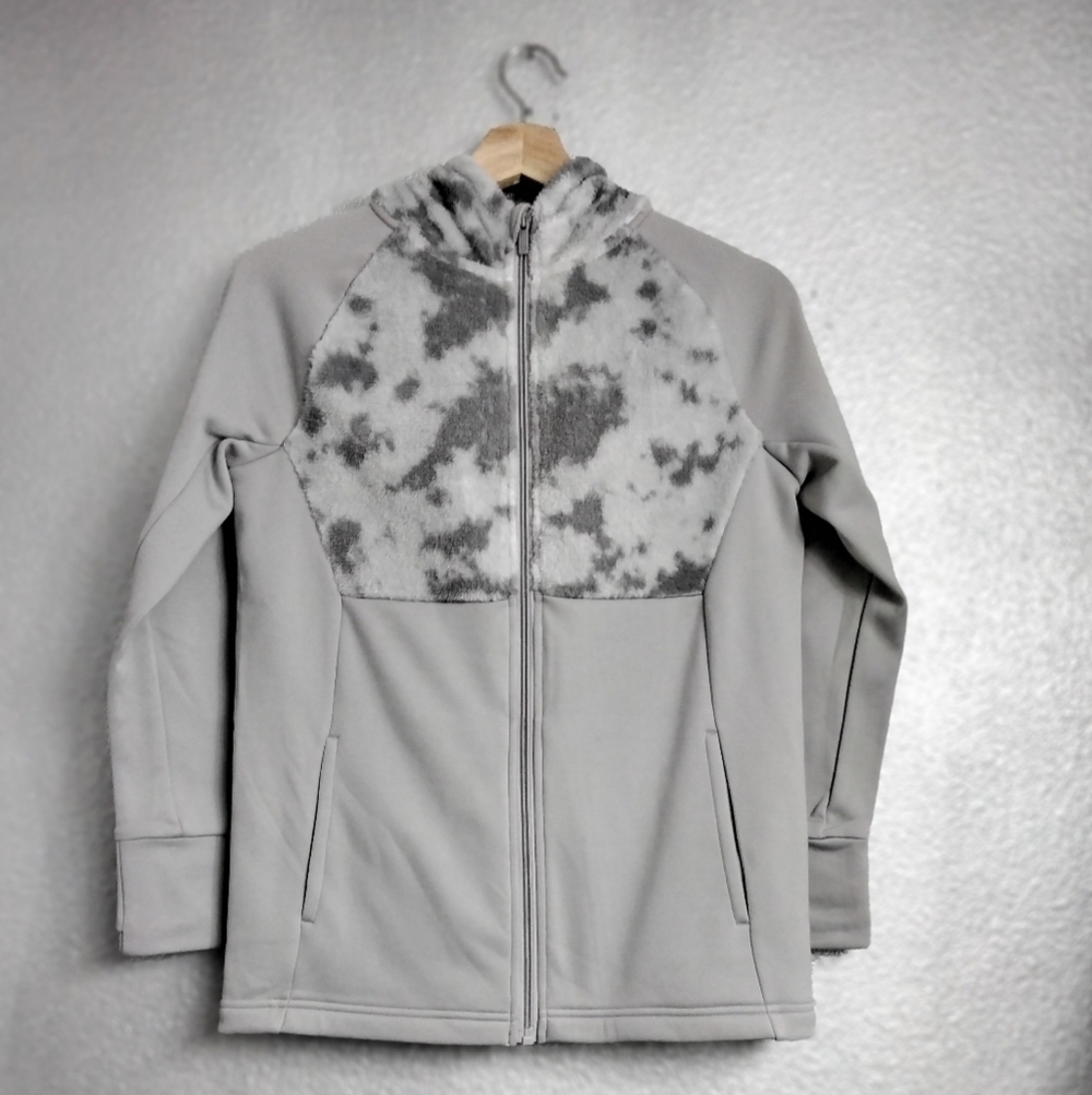 All In Motion Women's Grey Full Zip Jacket Size L